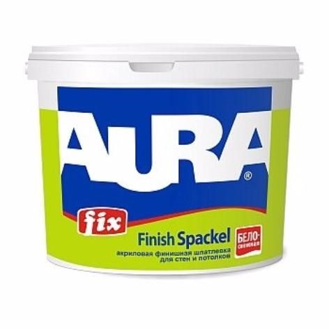 Шпатлевка акриловая финишная Aura Fix Finish Spackel, 1,5 кг, белый 77034 фото