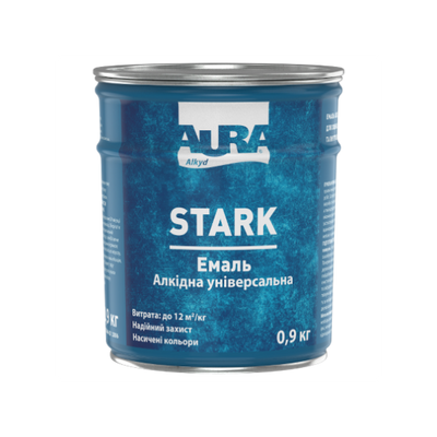 Эмаль универсальная алкидная Aura STARK, 0,9 кг, бежевый, полуматовый 36712 фото