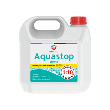 Грунтовка-концентрат укрепляющая Eskaro Aquastop Strong, 1 л, бесцветный 39111 фото