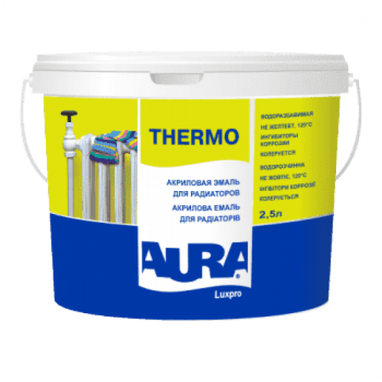 AURA Luxpro Thermo - акриловая эмаль для радиаторов