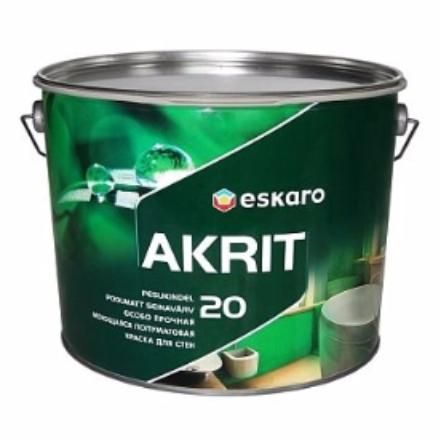 Eskaro Akrit 20 - особливо міцна фарба, що миється.