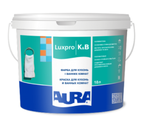 Aura Luxpro K&B - краска для кухонь и ванных комнат
