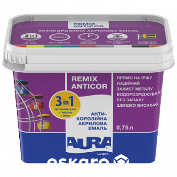 AURA Luxpro Remix Anticor - антикорозійна акрилова емаль
