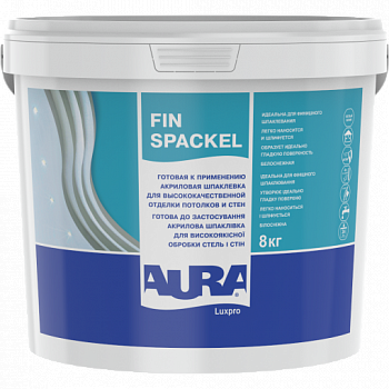 Aura Luxpro Fin Spaсkel - шпатлевка для высококачественной отделки
